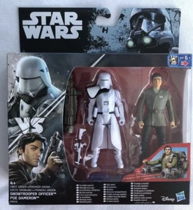 Star Wars Snowtrooper Officer and Poe Dameron The Force Awakens Action Figures - Picture 1 of 8