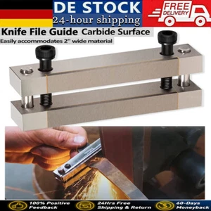 Hardened File Guide With Carbide Surface Knife grinding jig Knife Making Tool - Bild 1 von 11