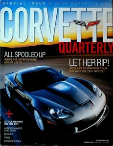Corvette Quarterly Magazine Summer 2008 ZR1 Tom Peters Kirk Bennion - Imagen 1 de 3