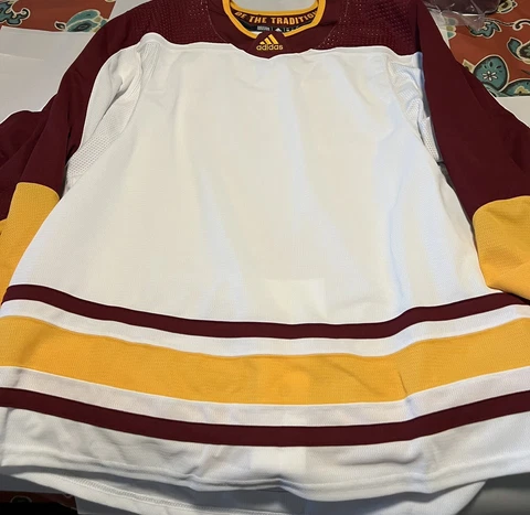 Arizona State ASU NCAA Adidas Hockey Jersey Made In Canada Size 54 New Prime Cover