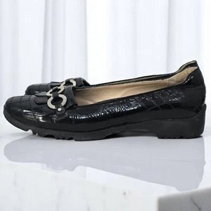 Walter Genuin Linea Stretch schwarz Leder Jackie Golfschuhe Damengröße 9,5 - Bild 1 von 13