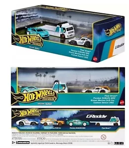 Hot Wheels Premium Diorama Set Team Transport Drift GReddy Maßstab 1:64 NEU OVP - Bild 1 von 1