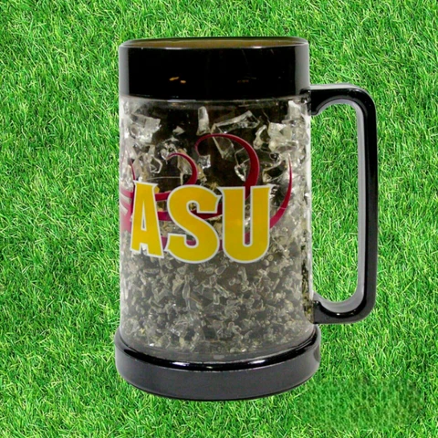 Arizona State College University Sun Devils College 16 Ounce Plastic Freezer Mug Cover