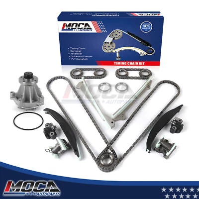 Kit de cadena de distribución juego de bomba de agua apto para Lincoln Navigator Base 2002-2004 5,4 L V8 Foto 1 de 4