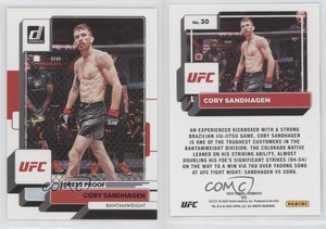 2023 Donruss UFC Press Proof Purple Cory Sandhagen #30