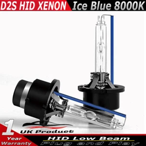 Pair D2S Bulb 35W HID Xenon Headlight Ice Blue 8000K Honda Accord MK8 2008-2015 - Picture 1 of 6