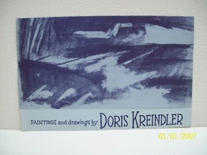 1954 ART EXPOSITION Invite Doris Kreindler 1901-1974 PAINTINGS AND DRAWINGS N.Y. - Foto 1 di 7