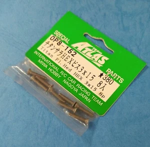 (Atlas OP8-152) Titanium Flat Head Hex Screw / M3x15 / 8pcs - Picture 1 of 1