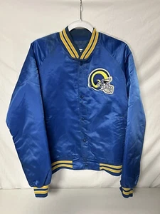 🚨🔥Vintage Chalk Line L Los Angeles Rams Starter Style Spellout Jacket!! Rare - Picture 1 of 13