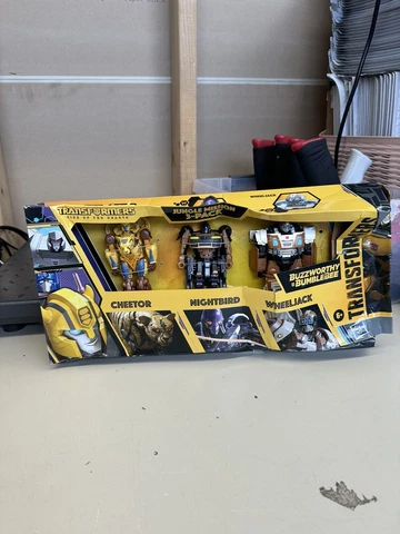 NEW/DMG BOX - Transformers Rise of the Beasts - Jungle Mission 3 Pack Cover