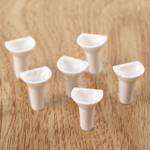 10x White Plastic Wash Stand Dolls House Miniatures 1:50 Scale Bathroom Diorama - Picture 1 of 10
