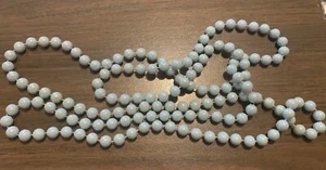 Long Blue Pearl Necklace - Picture 1 of 1