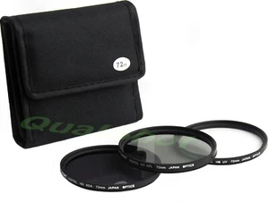 72mm Polarized Camera Filter Set UV CPL ND 72 Kit NEW - Picture 1 of 1