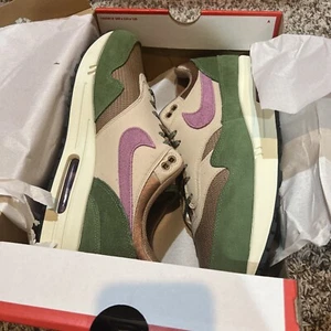 Nike Air Max 1 NH Treeline verde Skunk da uomo taglia 14 US nuovo ORDINE CONFERMATO - Foto 1 di 5