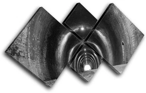 Underground Architecture MULTI Leinwand Wand Kunst Bild drucken - Bild 1 von 1