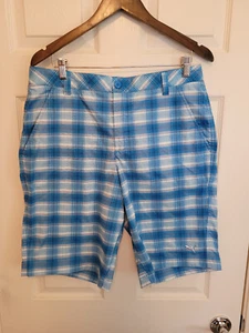 Pantalones cortos informales elásticos a cuadros de golf para hombre Puma Cobra talla 34 azules - Imagen 1 de 10