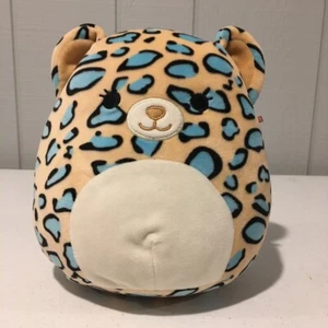 Squishmallows Liv der türkisfarbene LEOPARD Plüschtier KellyToys blau hellbraun Stofftier 10 Zoll - Bild 1 von 11