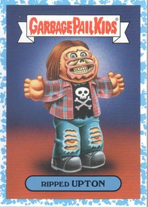 2019 Garbage Pail Kids We Hate the '90s Spit #FASH5b Ripped Upton /99