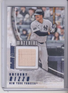2025 Topps Series 1 Anthony Rizzo Major league materials bat New York Yankees - Picture 1 of 2
