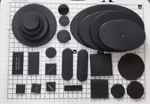 Plastic Bases for Warhammer 40k Fantasy AoS Miniatures (Choose type) - Picture 1 of 26