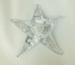Starfish Sea Star Asteroidea Crystal Clear Candle Holder - Picture 1 of 10