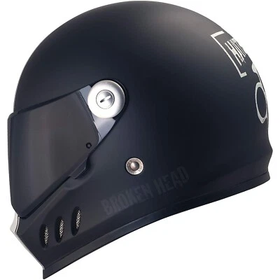 Broken Head Hated & Proud Motorradhelm + Schwarzes Visier