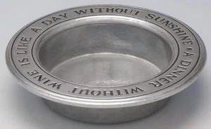 Sottobicchiere bottiglia vino vintage RWP Wilton diametro 6,75 pollici - Foto 1 di 5