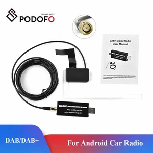 Podofo DAB + Antenna With USB Adapter Android Car Radio GPS Stereo Receiver - Picture 1 of 7