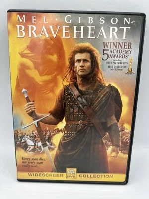 Braveheart (DVD, 1995) Widescreen Collection Mel Gibson - Image 1 of 4