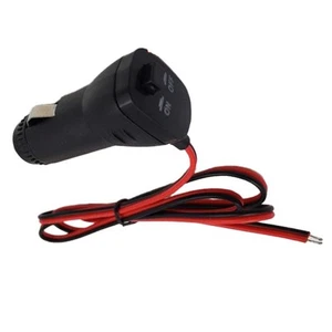 1 Stück 12V 24V Auto Zigarettenanzünder Buchse Stecker Adapter mit Ein Aus Schalter Get - Bild 1 von 4