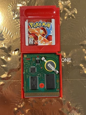 NOVA BATERIA Salva TESTADO Pokemon Versão Vermelha Nintendo Game Boy 1999 Autêntico - Imagem 1 de 4