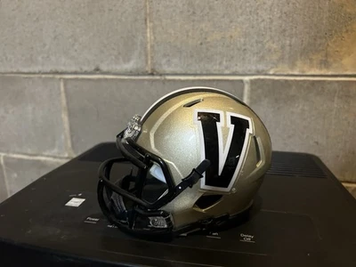 Minicasco Riddell Vanderbilt Commodores NCAA Speed Gold Foto 1 de 4
