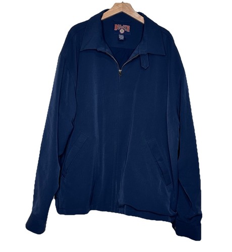 VETEMENTS Giacca Duluth uomo XXL blu alto colletto full zip manica lunga outdoor lavoro