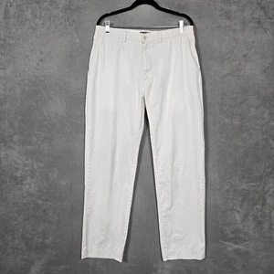 Vintage Polo Ralph Lauren Pants Mens 34x32 white cotton twill chino - Picture 1 of 10