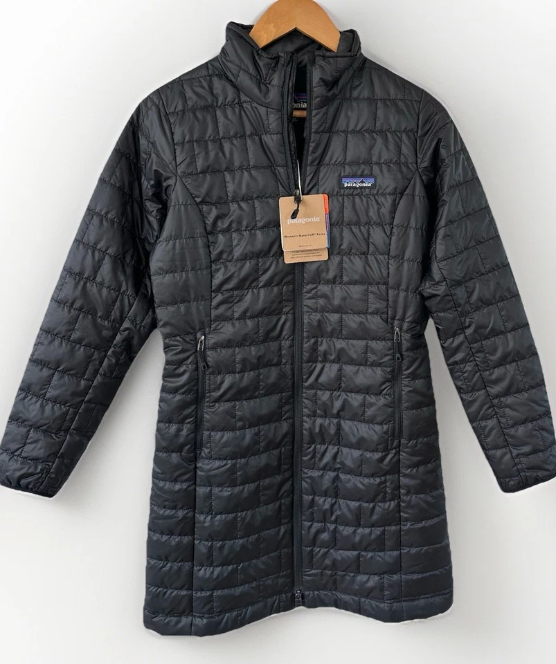 Patagonia Nano Puff Parka Jacket Women’s XS Black Insulated Lightweight