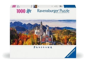 Ravensburger 00445 Jigsaw Puzzle 1000pcs. Castle Bavaria 98 x 38cm. Panorama NEW - Picture 1 of 6