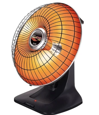 Calentador radiante parabólico Presto Heatdish plus inclinable, reflectante, eléctrico, NUEVO Foto 1 de 3