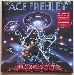 Kiss Ace Frehley 10.000 Volt Sam Ash Instore Exclusive Sealed LP Clear Splatter - Bild 1 von 3