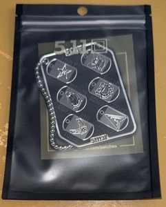5.11 Tactical Patch Of The Month May 2025 POTM 137 Dog tags Army Navy Air Force - Picture 1 of 2