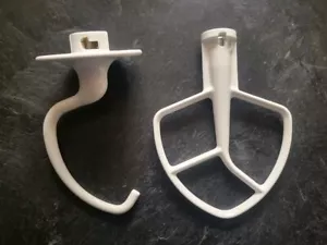 NEU Kitchenaid Standmixer Flach Paddel Quirl C Knethaken Aufsätze Set 2 - Bild 1 von 13