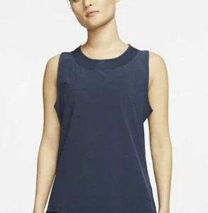 Top de golf para mujer Nike Flex Ace sin mangas talla S M L XL obsidiana - Imagen 1 de 6