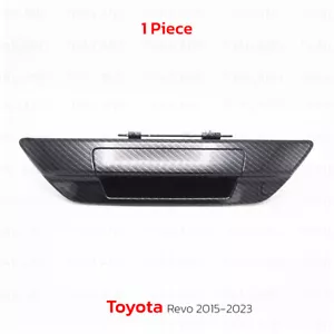 Carbon Rear Tailgate Handle Keyless For Toyota Hilux Revo SR5 2015 - 2023 - Picture 1 of 9