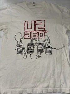 2011 U2 360 Degree Tour T Shirt White Medium Rare - Picture 1 of 5
