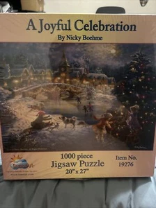 A JOYFUL CELEBRATION BY Nicky Boehme 1000 Piece Jigsaw Puzzle #19276 NEW Tear - Picture 1 of 7
