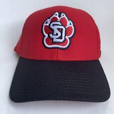 Adidas South Dakota Coyotes Yotes Structured Flex Coach's Fitted Hat Size M/L