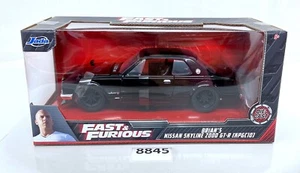 Jada Die-Cast Fast & Furious Brian's Nissan Skyline 2000 GT-R Maßstab 1:24 NEU - Bild 1 von 10