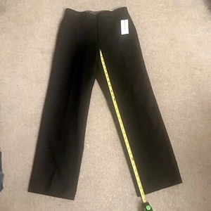 Calvin Klein Black Straight Dress Pants Mens Size 30x30 Black $150 NEW - Picture 1 of 4