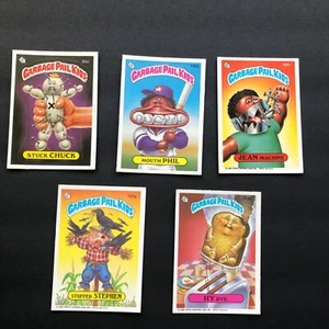 Lote de 5 tarjetas coleccionables Garbage Pail 1986 - Imagen 1 de 2