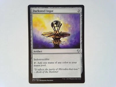 Darksteel Ingot	 Commander 2017 - Magic the Gathering MTG Artifact - Image 1 of 2