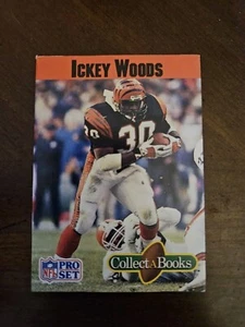 1990 NFL Pro Set Collect-A-Books - Ickey Woods - Cincinnati Bengals - Picture 1 of 2